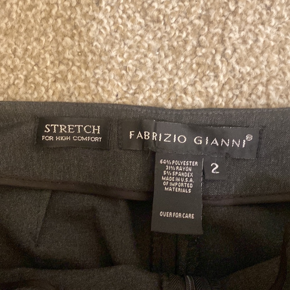 Fabrizio Gianni classic front zip straight leg pants - Picture 3 of 7